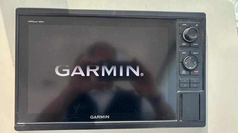Uncle Ray Yacht Photos Pics Garmin GPS display on a 2004 Back Cove 29 boat.