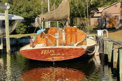 Custom 37ft Catboat Yacht Adaptation Barnegat Bay A-Cat