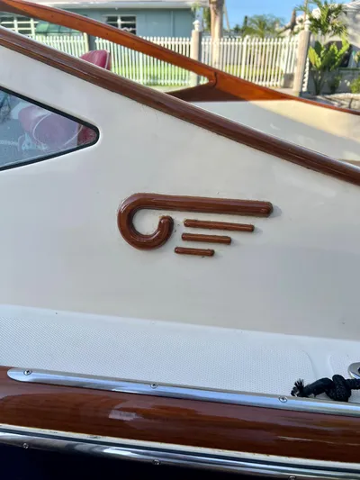 Le Ti Yacht Photos Pics 2004 Hinckley Talaria 29R boat with wooden trim detail.