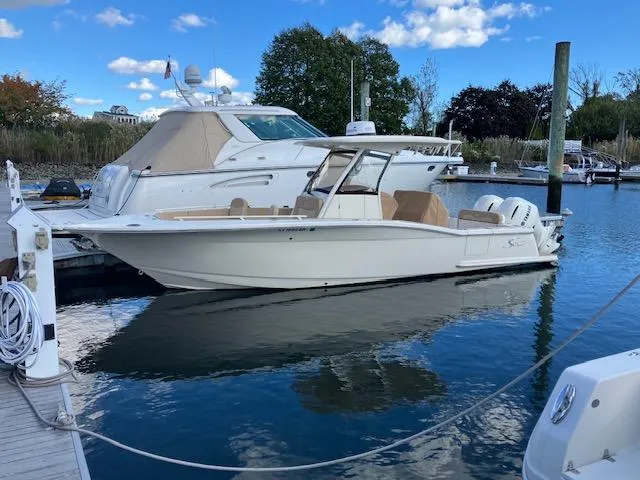  Yacht Photos Pics 277 LXF Scout Boat For Sale used Ocean House Marina Brokerage