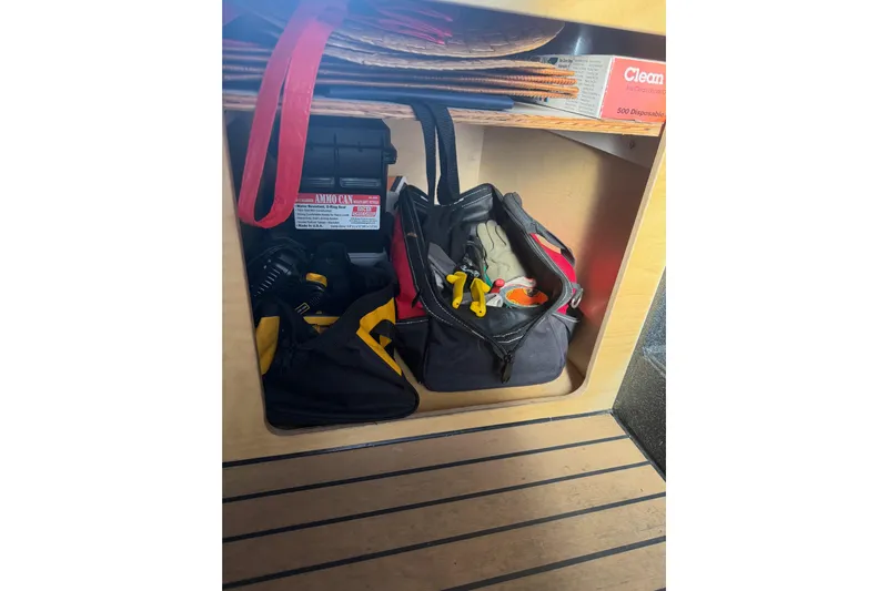 C Lady Yacht Photos Pics Dinette Storage