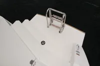 Leopard 50 yacht swim platform with ladder, 2020 model.