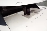 Leopard 50 yacht 2020 model, spacious deck area with steps leading to interior.