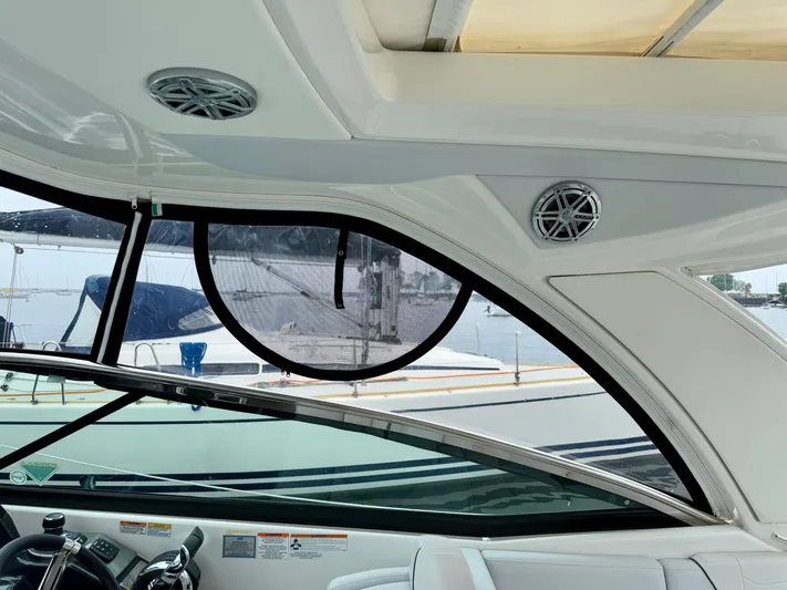 $30k Price Reduction! Yacht Photos Pics Interior view of 2020 Formula 350 Sun Sport boat with sleek design and modern features.