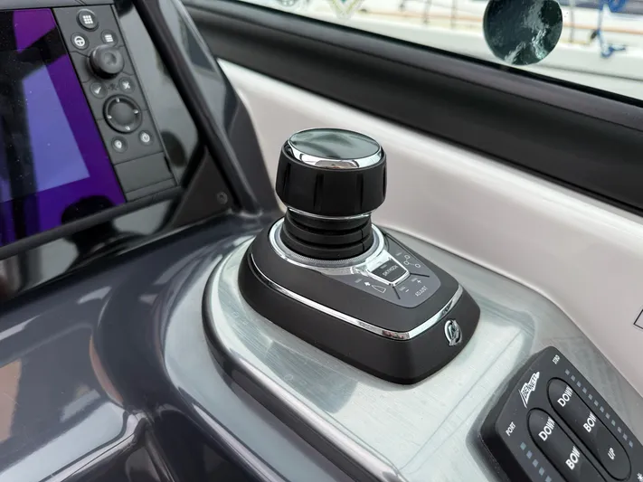 $30k Price Reduction! Yacht Photos Pics Control panel of 2020 Formula 350 Sun Sport boat with joystick and display.