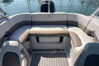 2016 Crownline Eclipse E2 XS boat interior with cushioned seating and sleek design.