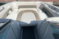 2016 Crownline Eclipse E2 XS boat interior with cushioned seating and sleek design.