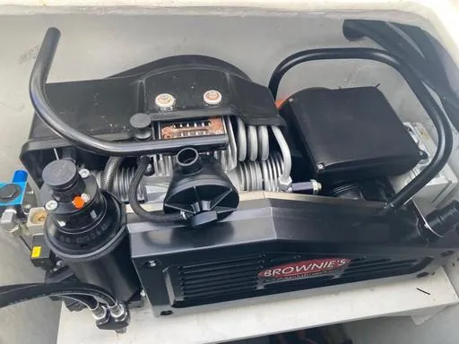 Recipe Yacht Photos Pics Brownie's marine compressor in a 2011 Lagoon 560 yacht.