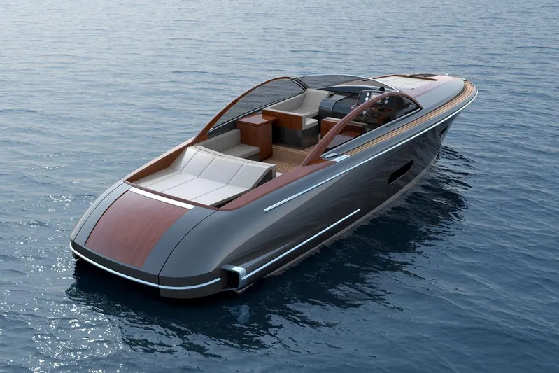 Aida 46 Sport Yacht Photos Pics Luxury AIDA 46 SPORT yacht cruising on open water, 2026 model.