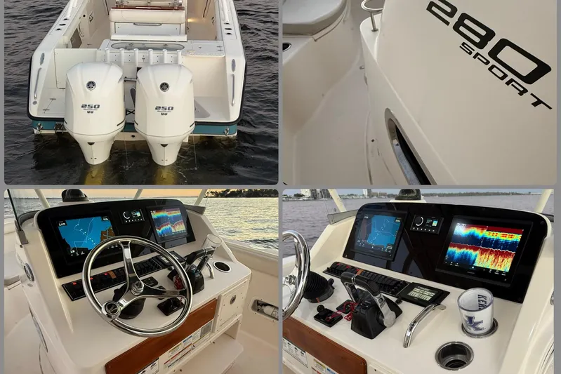  Yacht Photos Pics 2014 Pursuit S 280 Sport boat with dual engines and advanced navigation system.