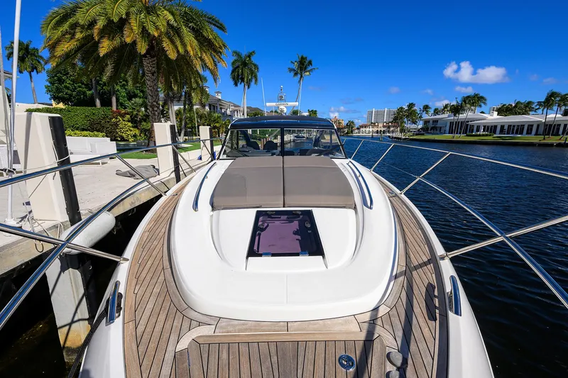 Traseas Yacht Photos Pics Princess V50 TraSeas - Bow with Sunpad