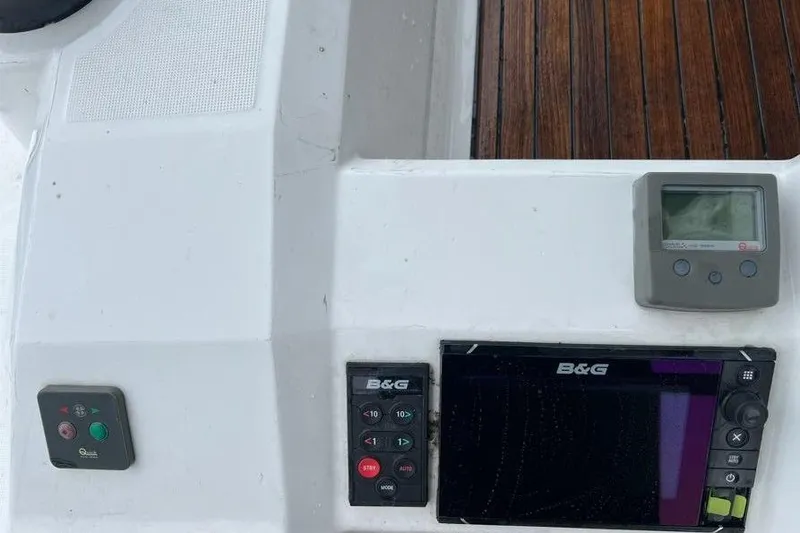 Grey Havens Yacht Photos Pics Control panel of Beneteau Oceanis 38.1, 2017 model.