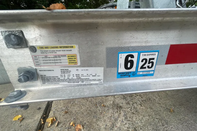  Yacht Photos Pics Tire and loading information on a 2019 Regal 28 Express trailer.