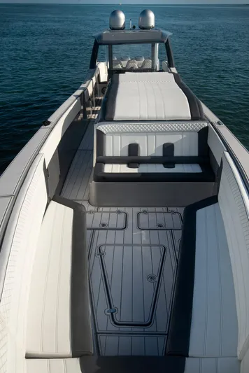  Yacht Photos Pics 2025 Sardine Marine Custom Race 55 boat on open water, sleek design, luxury seating.