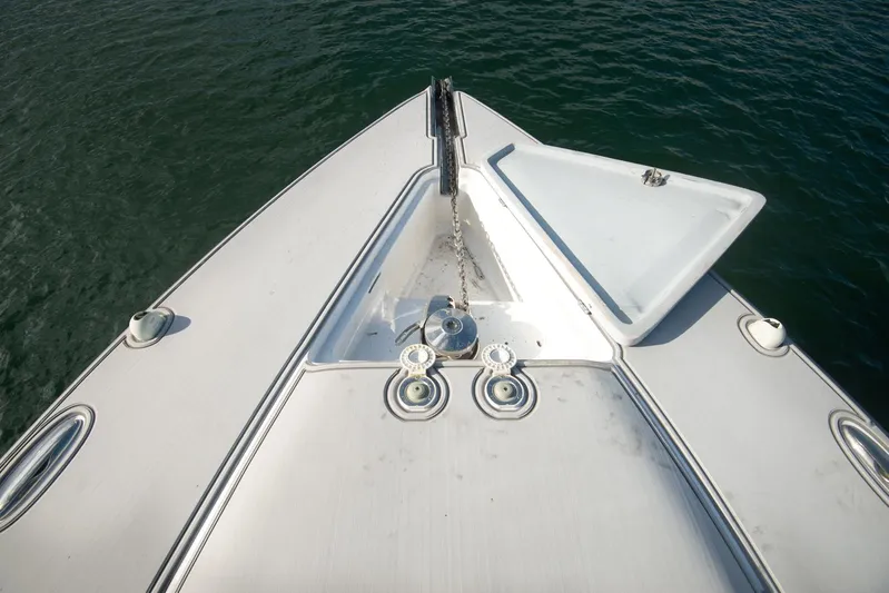  Yacht Photos Pics Bow of 2025 Sardine Marine Custom Race 55 yacht on water.