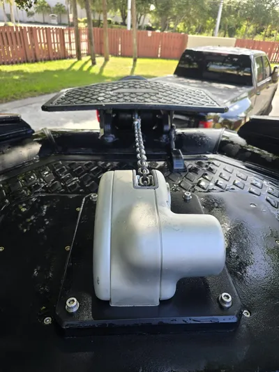 Dgs777 Yacht Photos Pics Rooftop view of DGS 777 Military Version 2022 vehicle with mounted equipment.