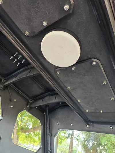 Dgs777 Yacht Photos Pics Interior view of 2022 DGS 777 Military Version vehicle ceiling with mounted equipment.