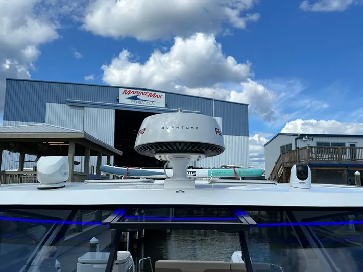  Yacht Photos Pics 2025 Aquila 36 Sport at MarineMax Pensacola, under a blue sky.