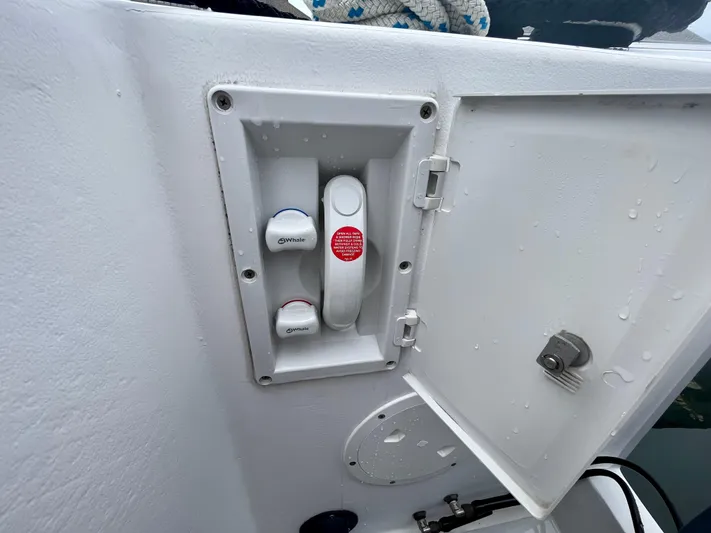 Veritas Yacht Photos Pics Wesmac 42 boat control panel with switches, 2016 model.