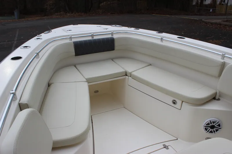  Yacht Photos Pics 2022 Cobia 280 Center Console boat with spacious seating and sleek design.