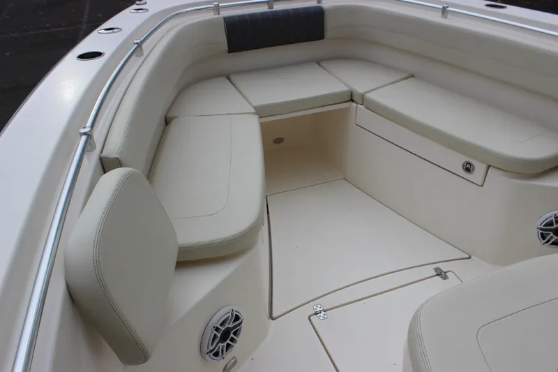  Yacht Photos Pics 2022 Cobia 280 Center Console boat with spacious seating and sleek design.