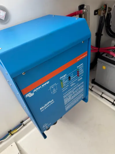 Make It Happen Yacht Photos Pics Victron Energy MultiPlus inverter in 2022 Jeanneau Leader 9.0 WA boat.