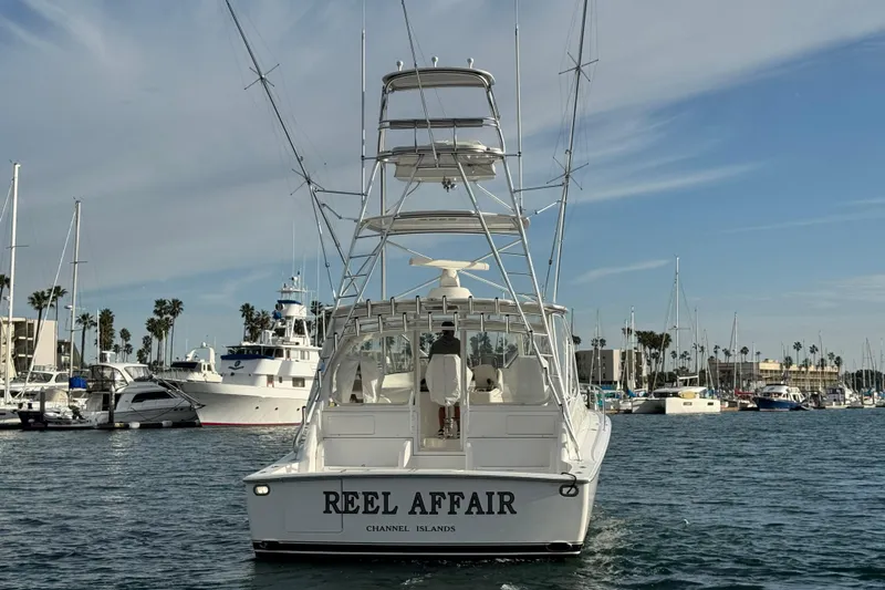  Yacht Photos Pics 2012 Viking 42 Open yacht "Reel Affair" docked at Channel Islands marina.