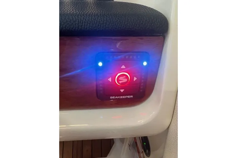  Yacht Photos Pics Control panel of 2024 Chris-Craft Launch 27 with Seakeeper stabilization system.