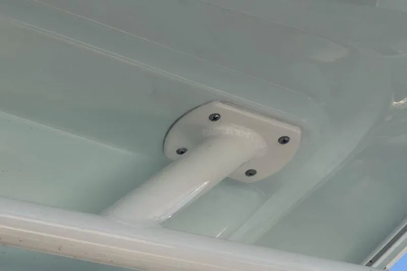  Yacht Photos Pics Close-up of a 2018 Sea Fox 328 Commander boat's structural component.