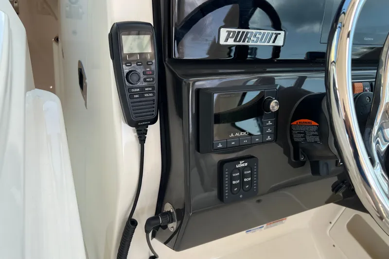 Fighting Irish Yacht Photos Pics VHF radio, JL audio, Lenco trim tabs w/indicator