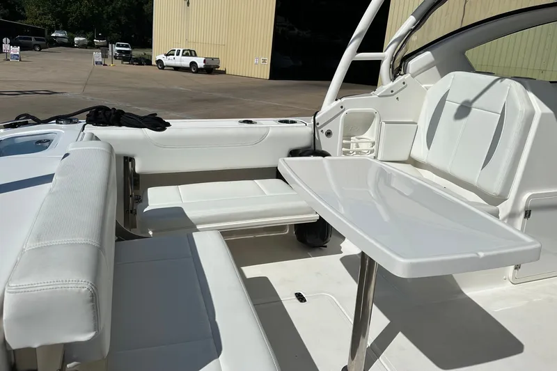 Fighting Irish Yacht Photos Pics cockpit seats and table