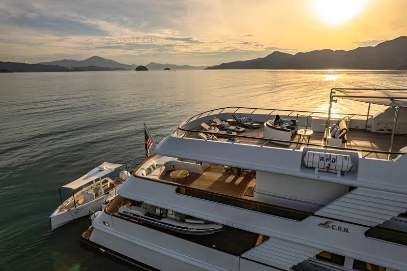 Azul V Yacht Photos Pics Sunset Azul V