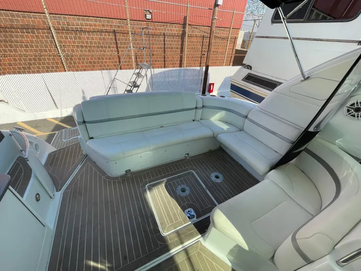  Yacht Photos Pics 2014 Formula 45 Yacht with spacious seating and sleek design on deck.