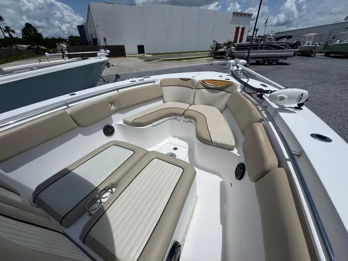  Yacht Photos Pics 2016 Sea Fox 288 Commander boat with spacious seating and modern design.