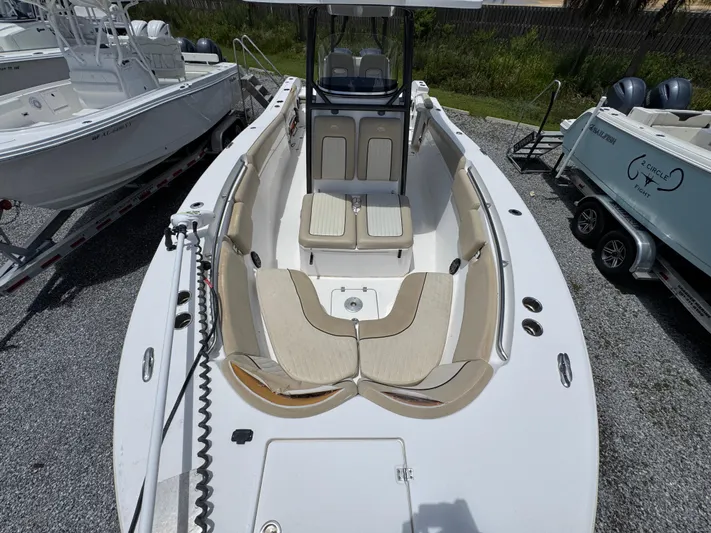  Yacht Photos Pics 2016 Sea Fox 288 Commander boat with spacious seating and modern design.