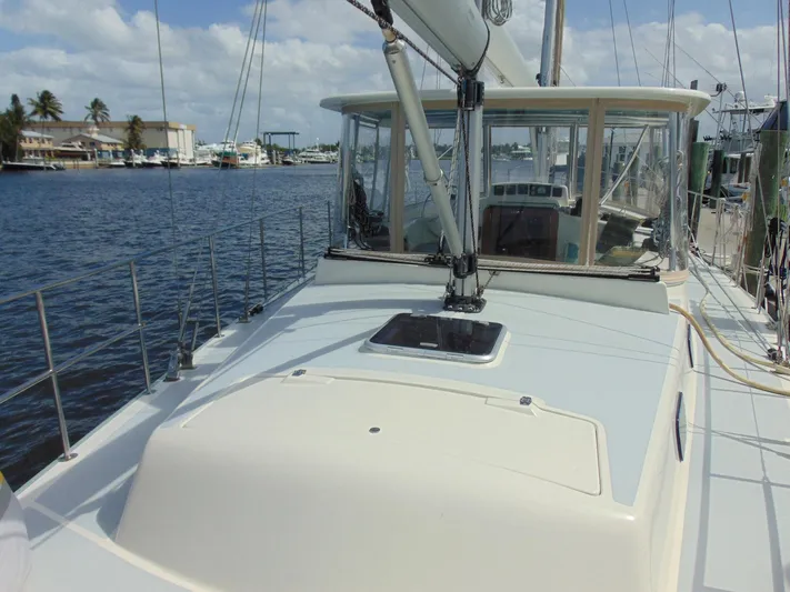 Best Revenge Yacht Photos Pics 1981 Pearson 530 sailboat on water, featuring deck and cabin view.