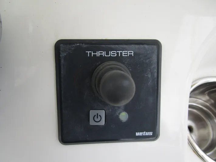  Yacht Photos Pics Vetus thruster control on a 2007 Fountain 38 boat.