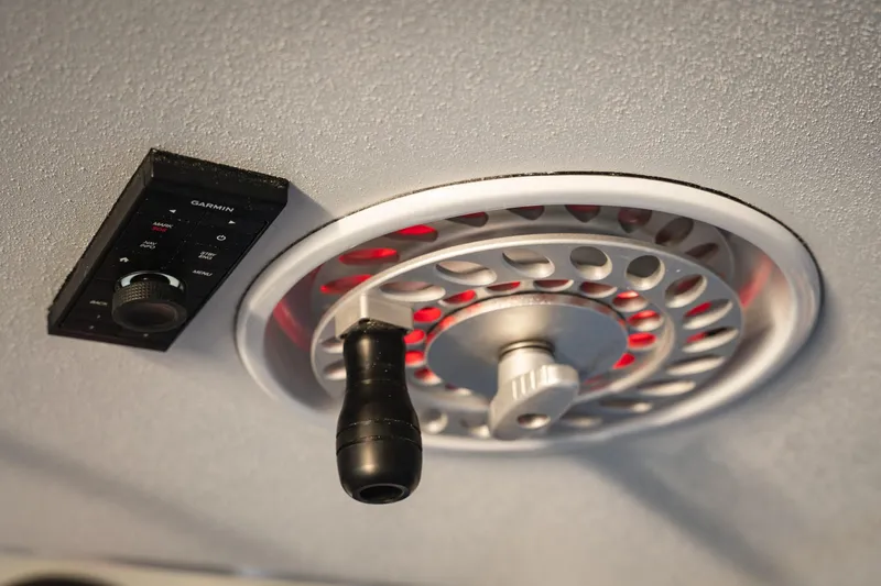  Yacht Photos Pics Control panel and vent in 2026 Barker Boatworks 40HPC boat interior.