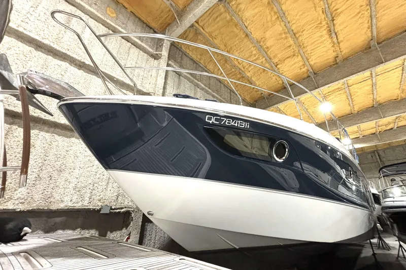  Yacht Photos Pics 2015 Beneteau Gran Turismo 49 yacht in storage, showcasing sleek design and modern features.