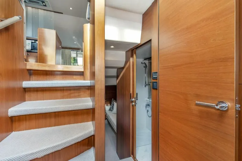 Elisea Yacht Photos Pics Companionway to Guest Staterooms