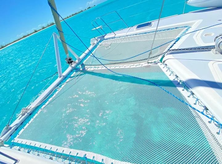 Majestic Yacht Photos Pics Sailing on turquoise waters aboard a 1999 St Francis 44 MKII catamaran.