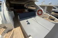 2007 Astondoa 53 Open yacht with spacious deck and seating area, featuring a life preserver.