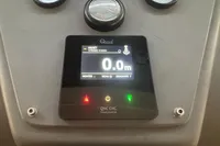 Control panel of a 2007 Astondoa 53 Open yacht displaying 0.0 meters on screen.