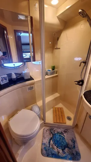 Loon A Sea Yacht Photos Pics Guest Head Shower and Toilet