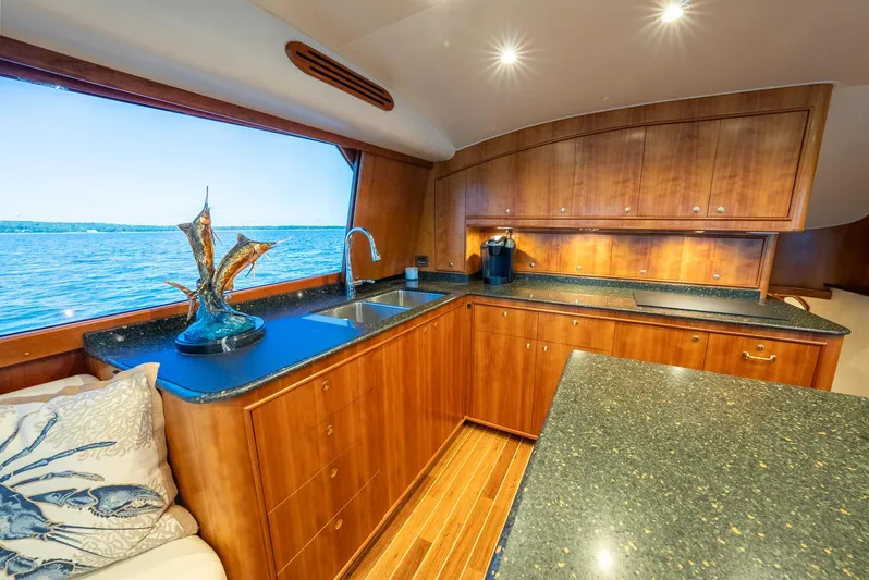 Lisa K Yacht Photos Pics Billy Holton 64 Lisa K - Galley