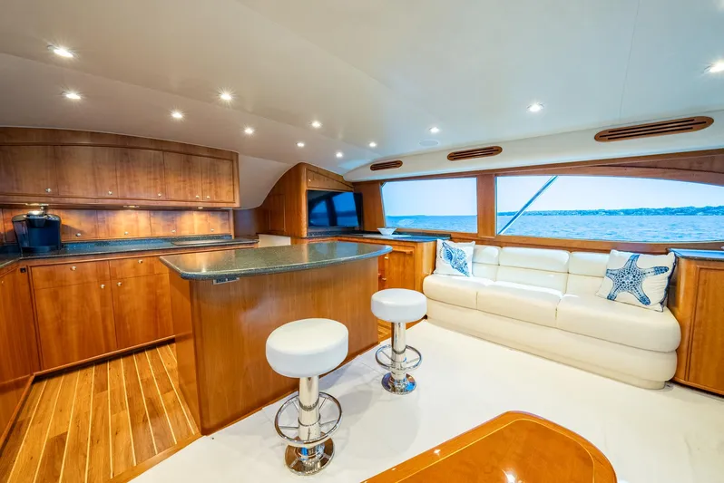 Lisa K Yacht Photos Pics Billy Holton 64 Lisa K - Galley