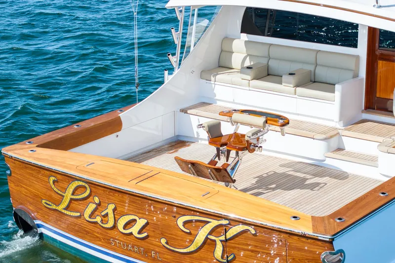 Lisa K Yacht Photos Pics Billy Holton 64 Lisa K - Cockpit