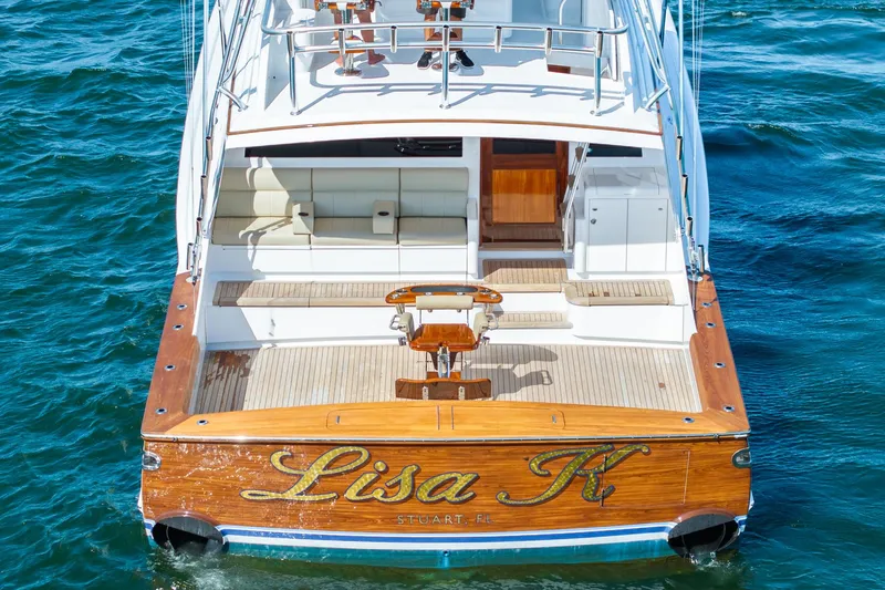 Lisa K Yacht Photos Pics Billy Holton 64 Lisa K - Cockpit