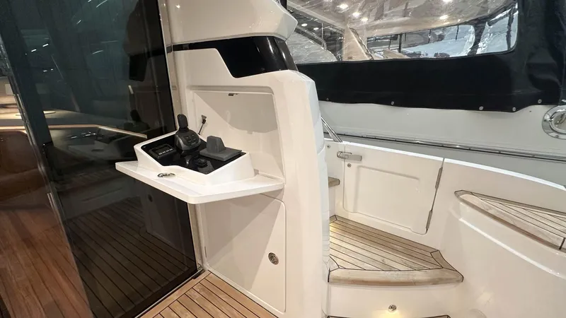 F55163 Yacht Photos Pics Luxurious 2023 Princess F55 yacht interior with sleek design and modern amenities.