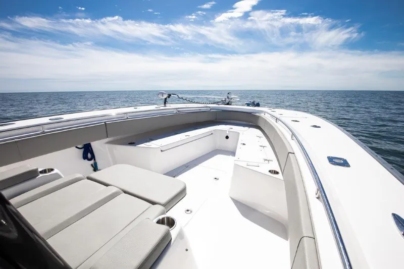  Yacht Photos Pics 2022 Cape Horn 36 XS boat interior with ocean view.